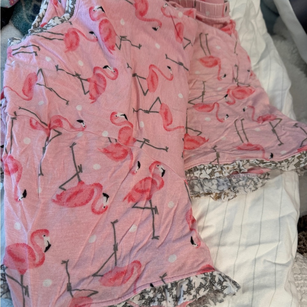 Secret Treasures Pink Flamingo Pajamas - Picture 2 of 16